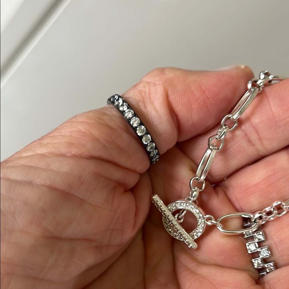 Silvertone bracelet
